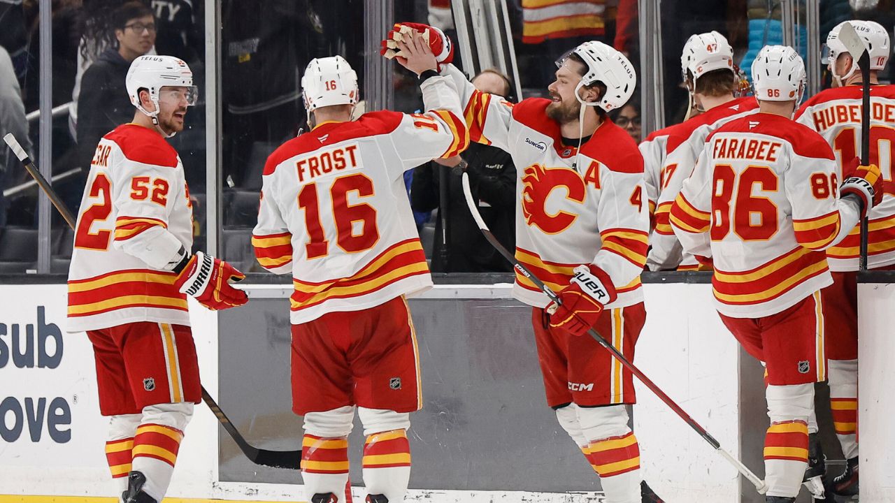 Frost family shines from start to finish on big night for Flames