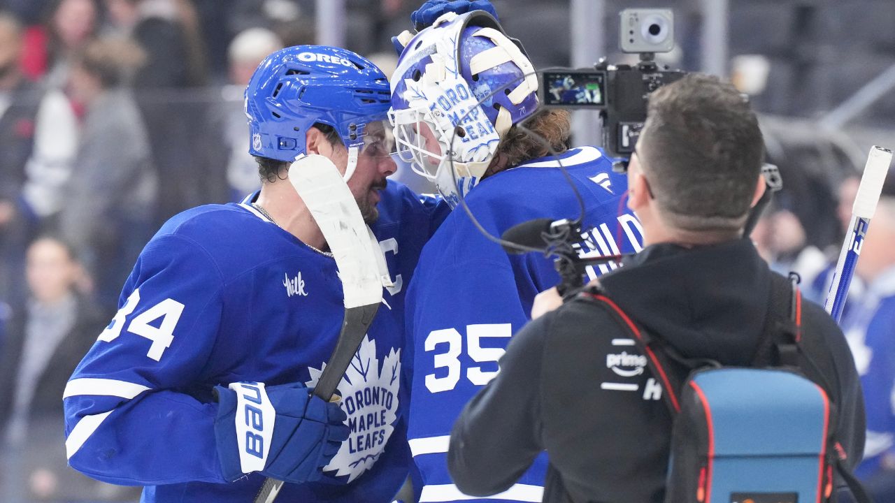 ‘What I’ve been dreaming of’: Maple Leafs’ Hildeby keeps rolling with first shutout