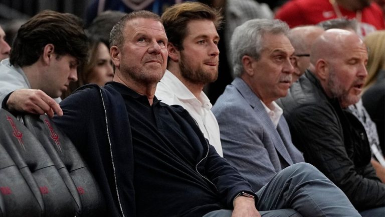 Houston Rockets owner Tilman J. Fertitta watches his team during the third quarter of an NBA basketball game against the Portland Trail Blazers, Wednesday, Jan. 24, 2024, in Houston. (Kevin M. Cox/AP)