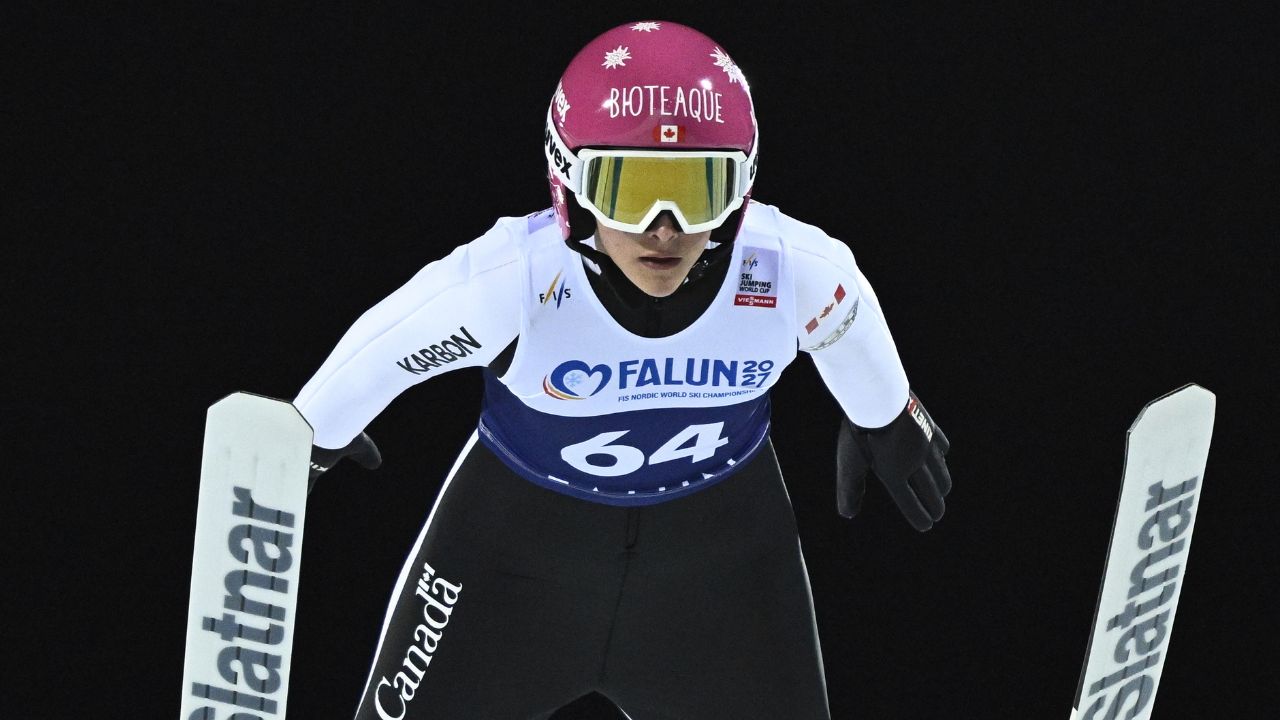 Calgary ski jumper Abigail Strate captures silver at World Cup
