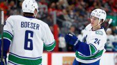 Canucks’ Zeev Buium scores in first game with team