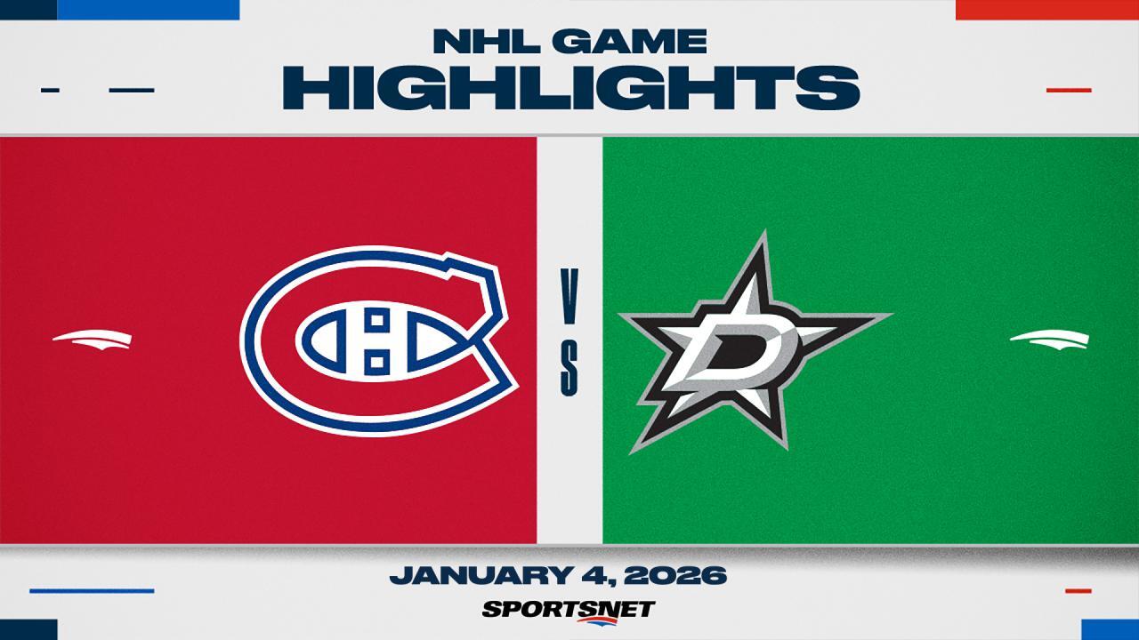 NHL Highlights: Canadiens 4, Stars 3 (OT)