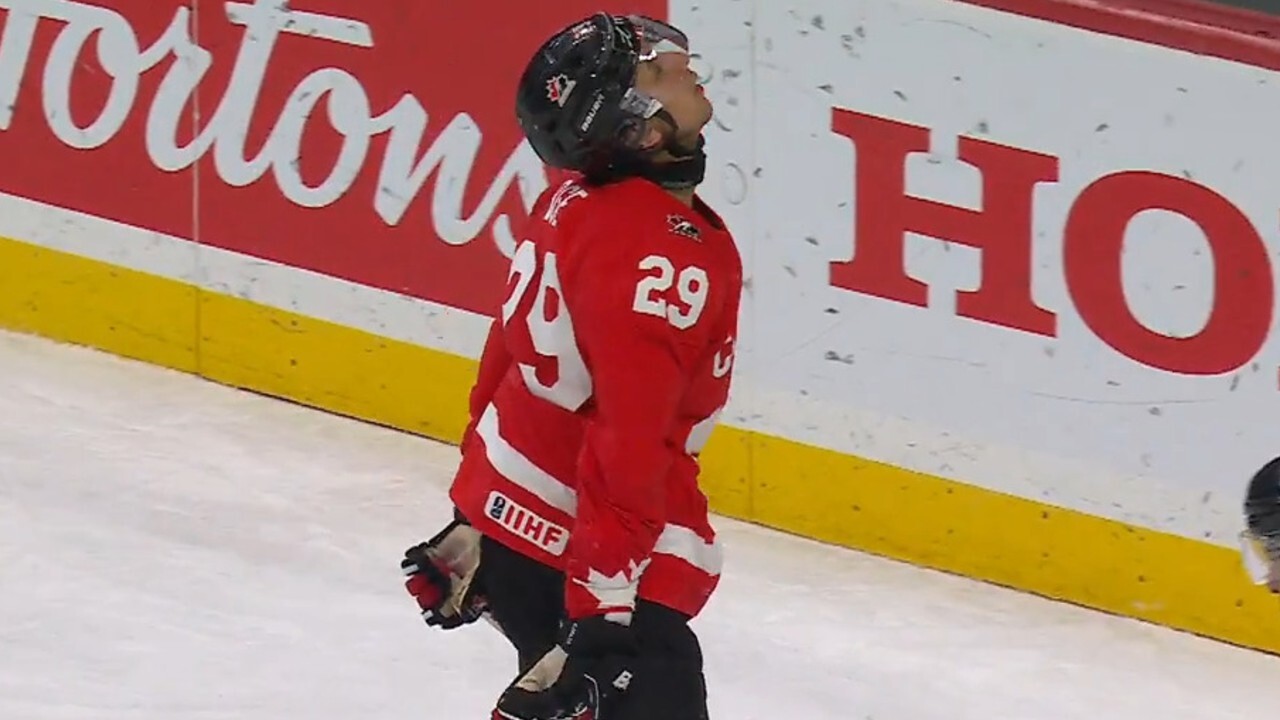 Canada’s Hage denied on second penalty shot attempt after trip on first try