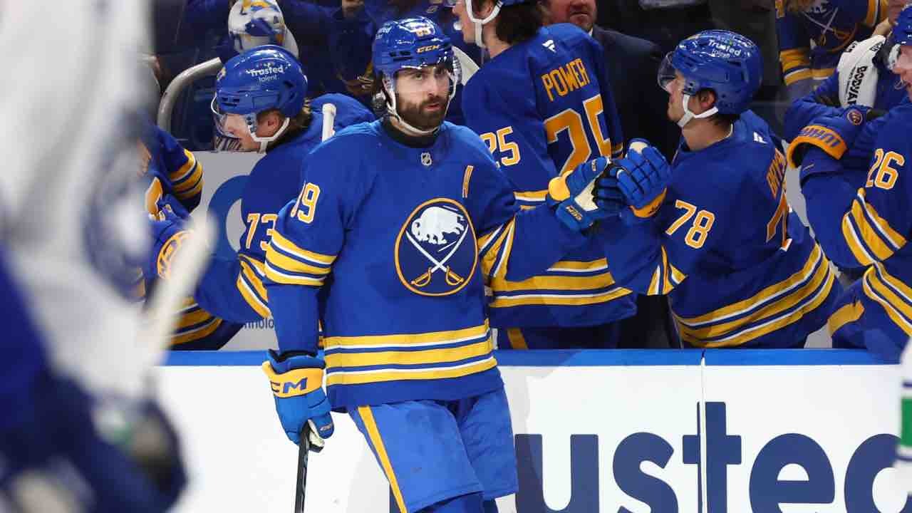 Sabres’ Byram feeds Tuch with slick backhand pass to beat Demko