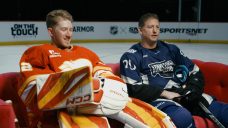 Colby on the Couch: Flames’ Wolf talks pre-game jumps and marine biology