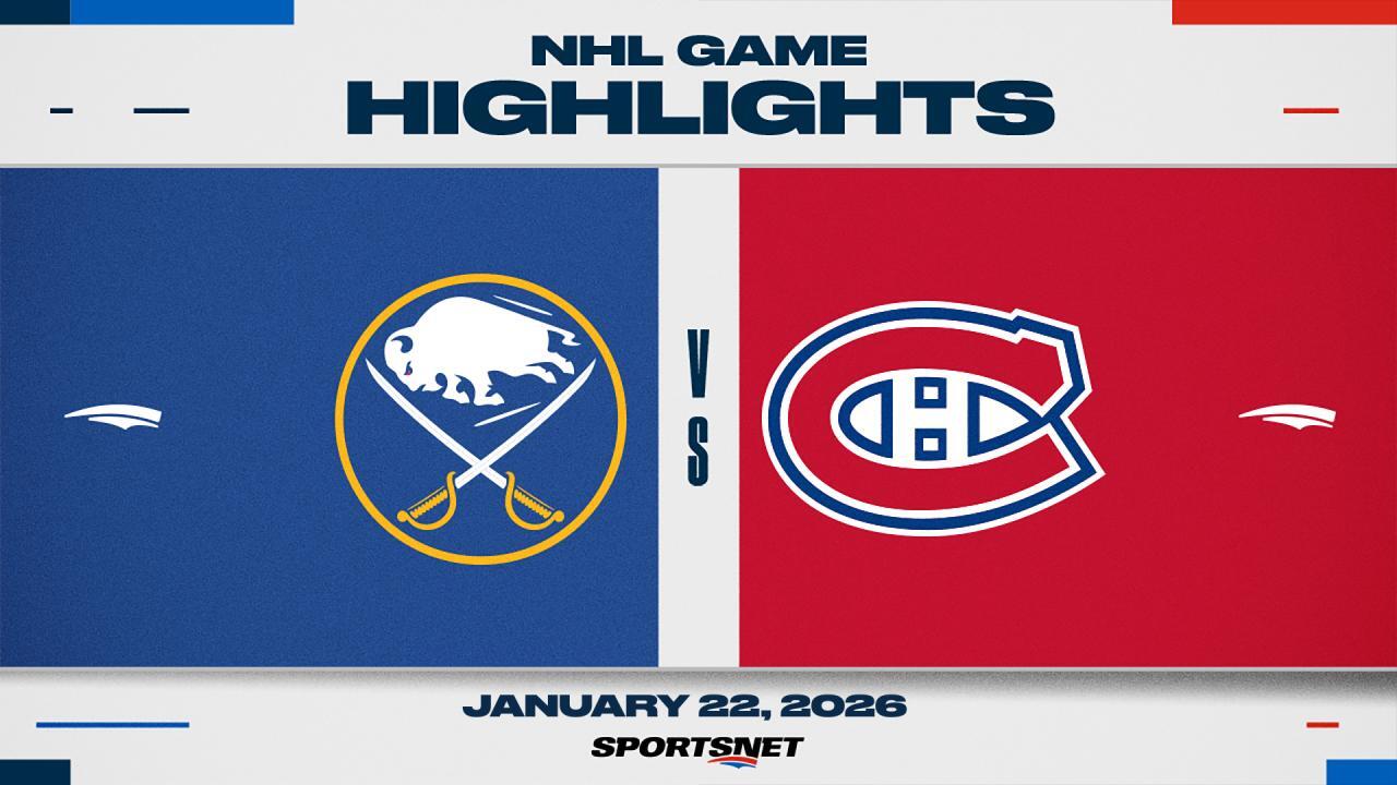 NHL Highlights: Sabres 4, Canadiens 2
