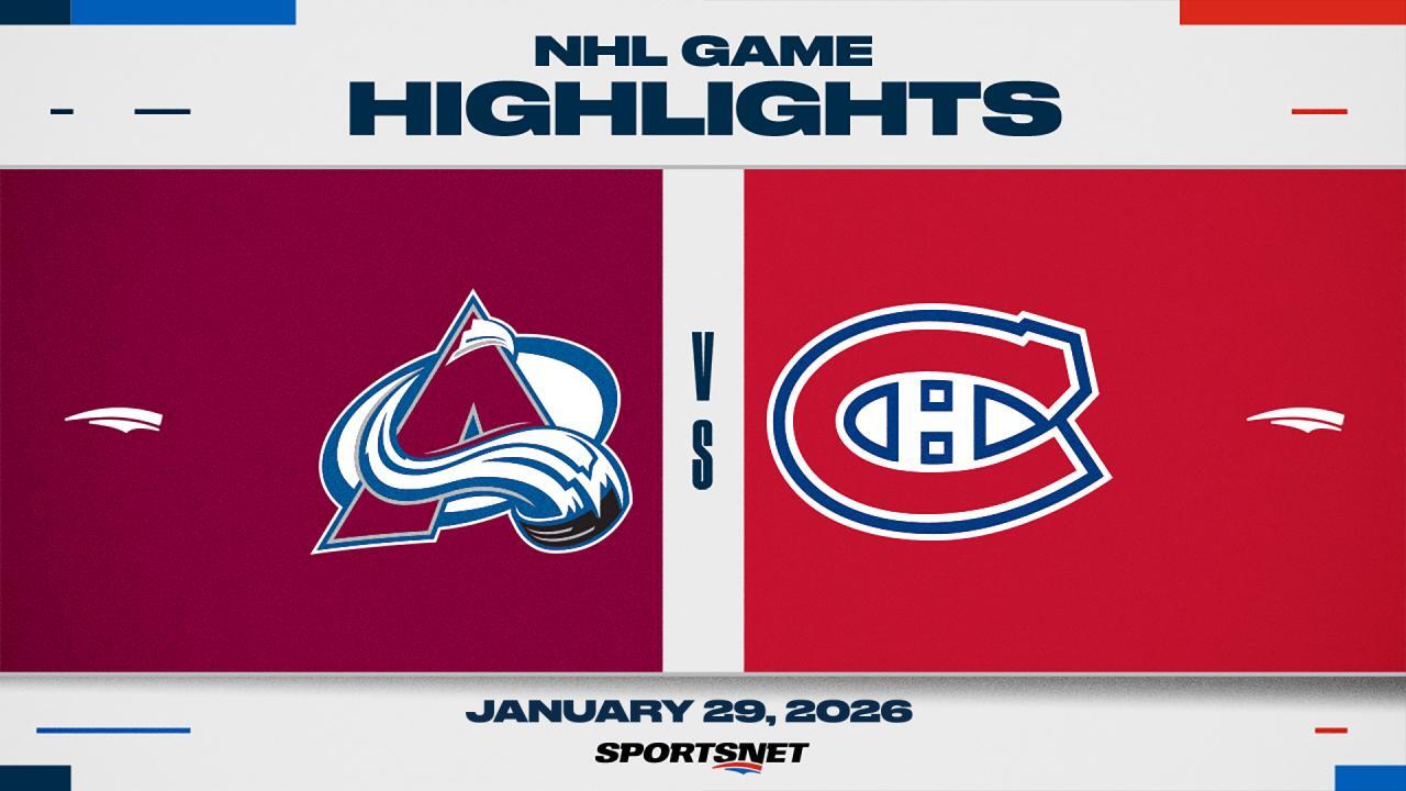 NHL Highlights: Canadiens 7, Avalanche 3