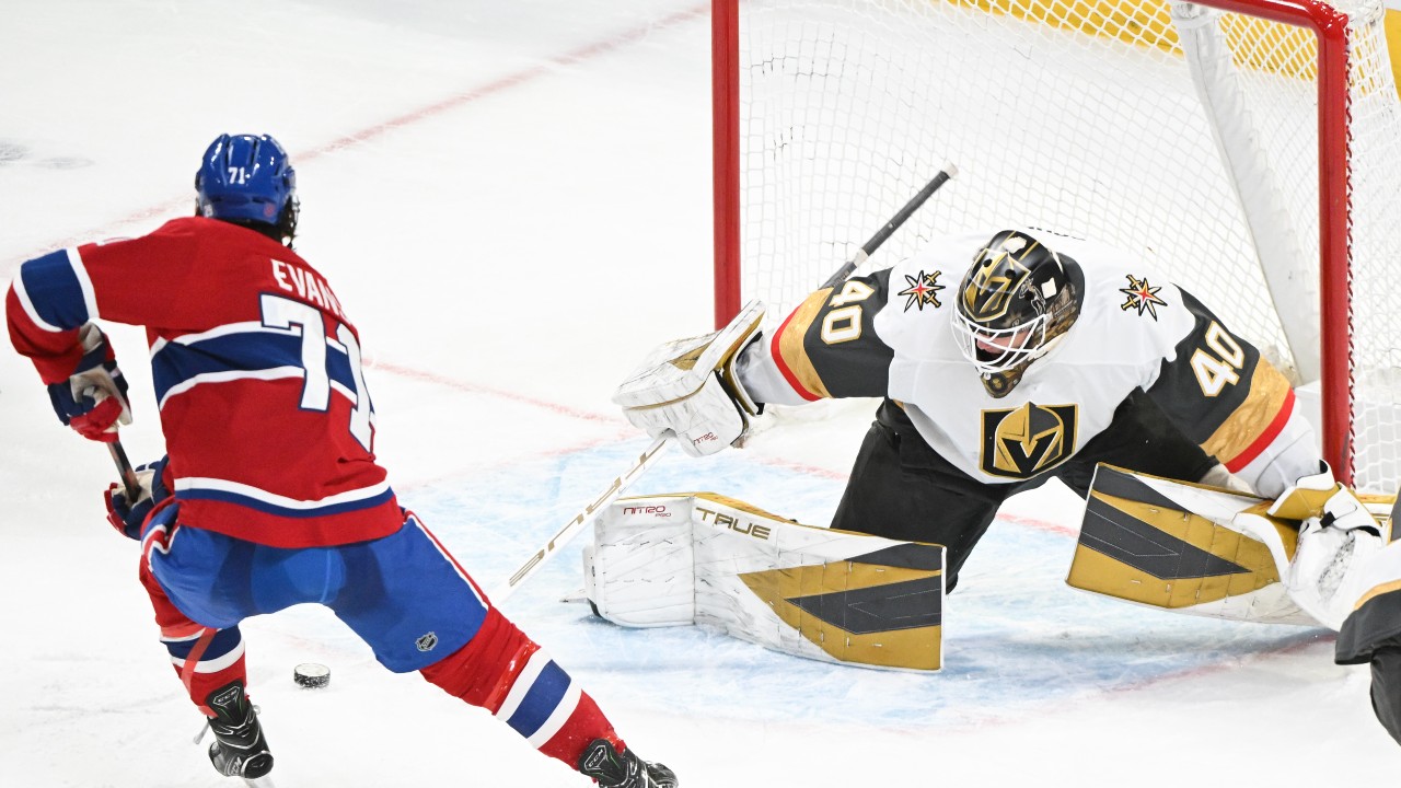 Evans’ OT winner lifts Canadiens past Golden Knights
