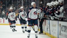 Dmitri Voronkov scores OT winner to lift Blue Jackets past Mammoth