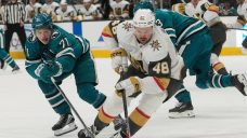 Hertl scores twice vs. Sharks as Golden Knights win fourth straight
