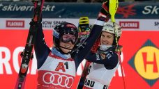Shiffrin and U.S. teammate Moltzan finish top two in Flachau slalom