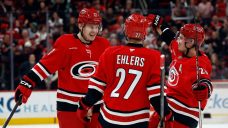 Ehlers’ hat trick leads Hurricanes to rout of Panthers
