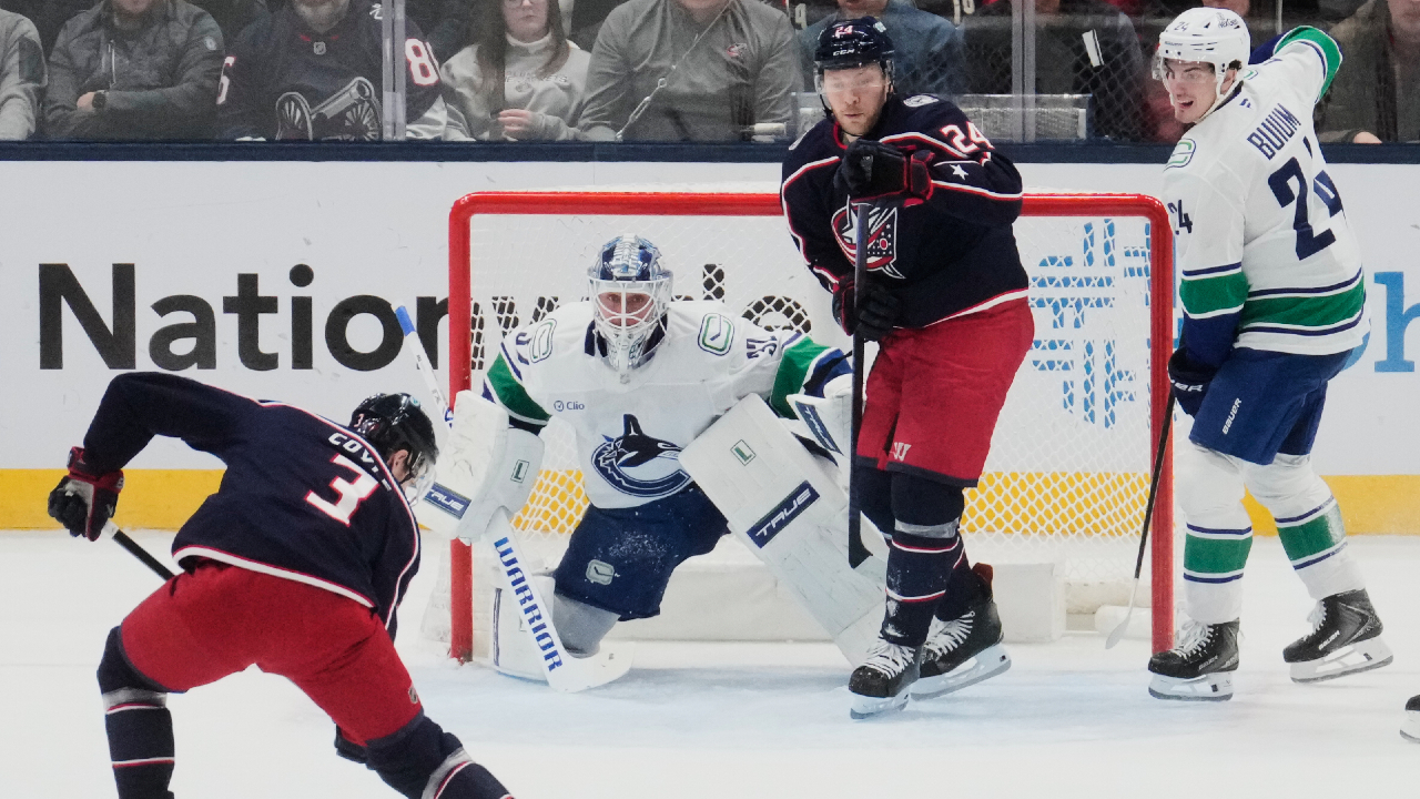 Canucks skid reaches nine games with loss to Blue Jackets