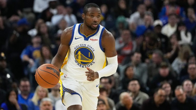 Golden State Warriors forward Jonathan Kuminga during an NBA basketball game against the Oklahoma City Thunder in San Francisco, Tuesday, Dec. 2, 2025. (Jeff Chiu/AP)