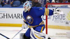 Sabres’ Ukko-Pekka Luukkonen leaves vs. Maple Leafs, replaced by Colten Ellis