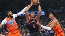 Barnes, Quickley lead Raptors past Thunder for fourth straight win