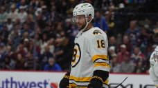 Bruins’ Zacha is awarded reviewed goal with most of Rangers in locker room
