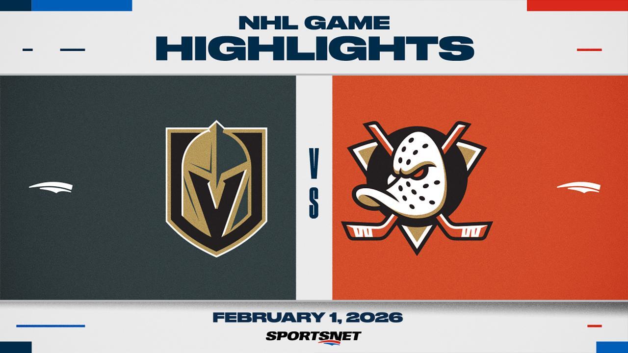 Dostal och Carlsson ledde Ducks till 4-3-seger mot Golden Knights