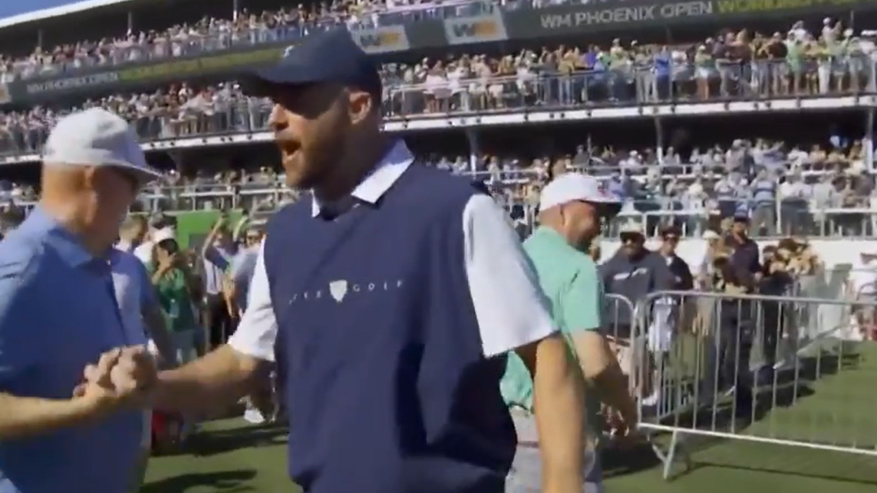 Life after football? Kelce stiffs one on 16th hole at Waste Management