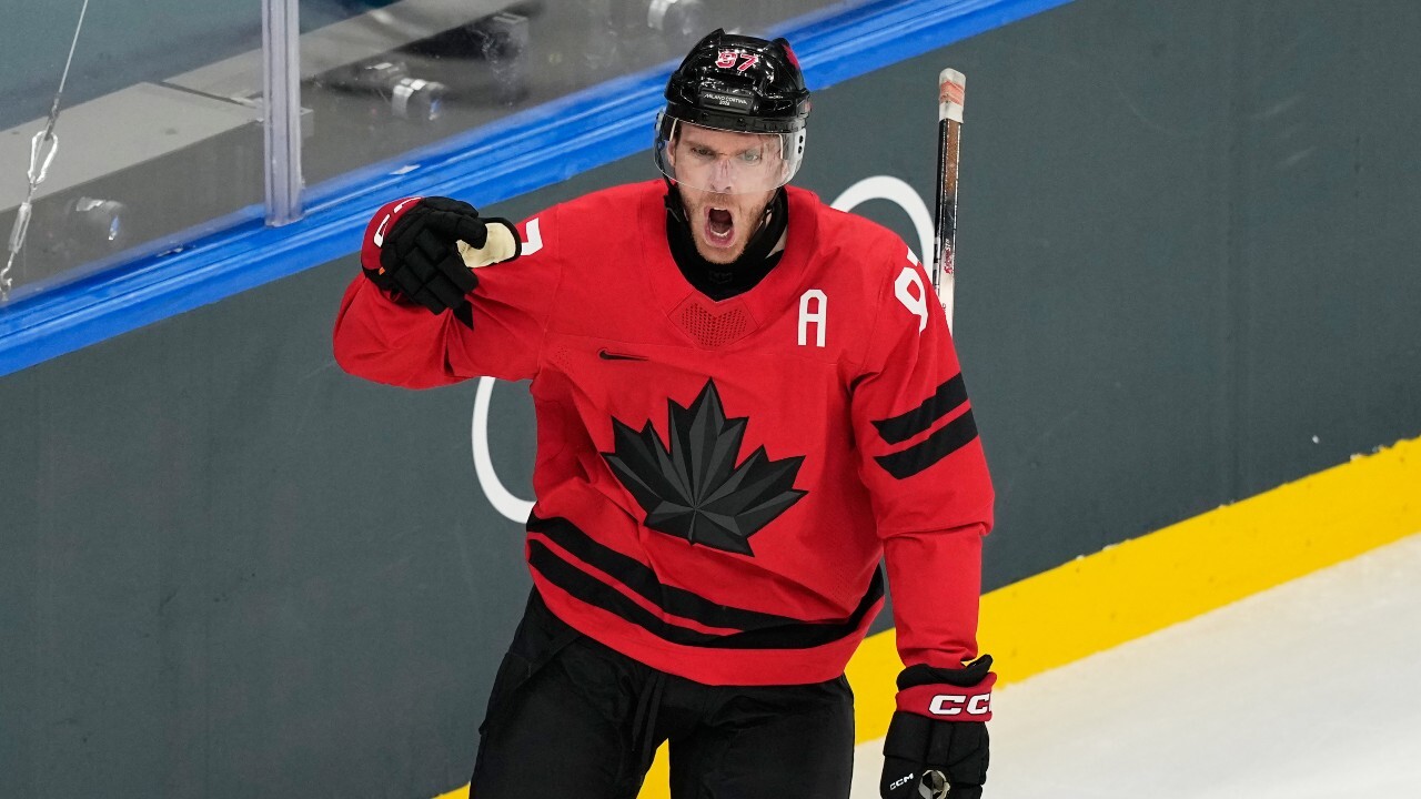 Canada’s McDavid goes short side to score his first Olympic goal