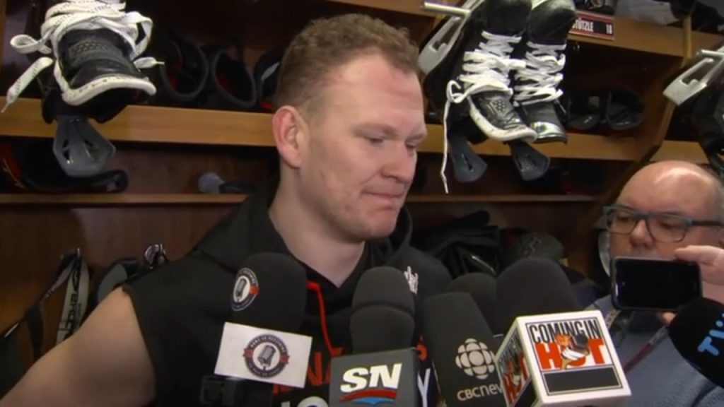 Brady Tkachuk meets with media in Ottawa after winning gold medal