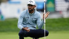 Bhatia’s big birdie runs helps him beat the wind and lead at Pebble Beach