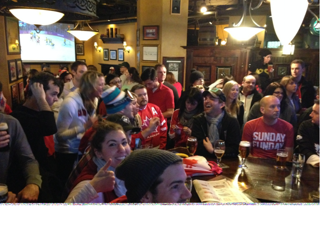 Gold-medal watching, 2014 (Justin Bourne)