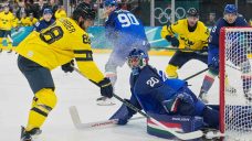 Sweden ekes out first win in Olympic men’s hockey over Italy
