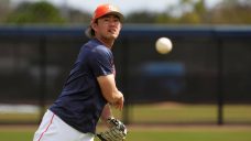 Imai throws scoreless inning, struck by comebacker in Astros spring debut