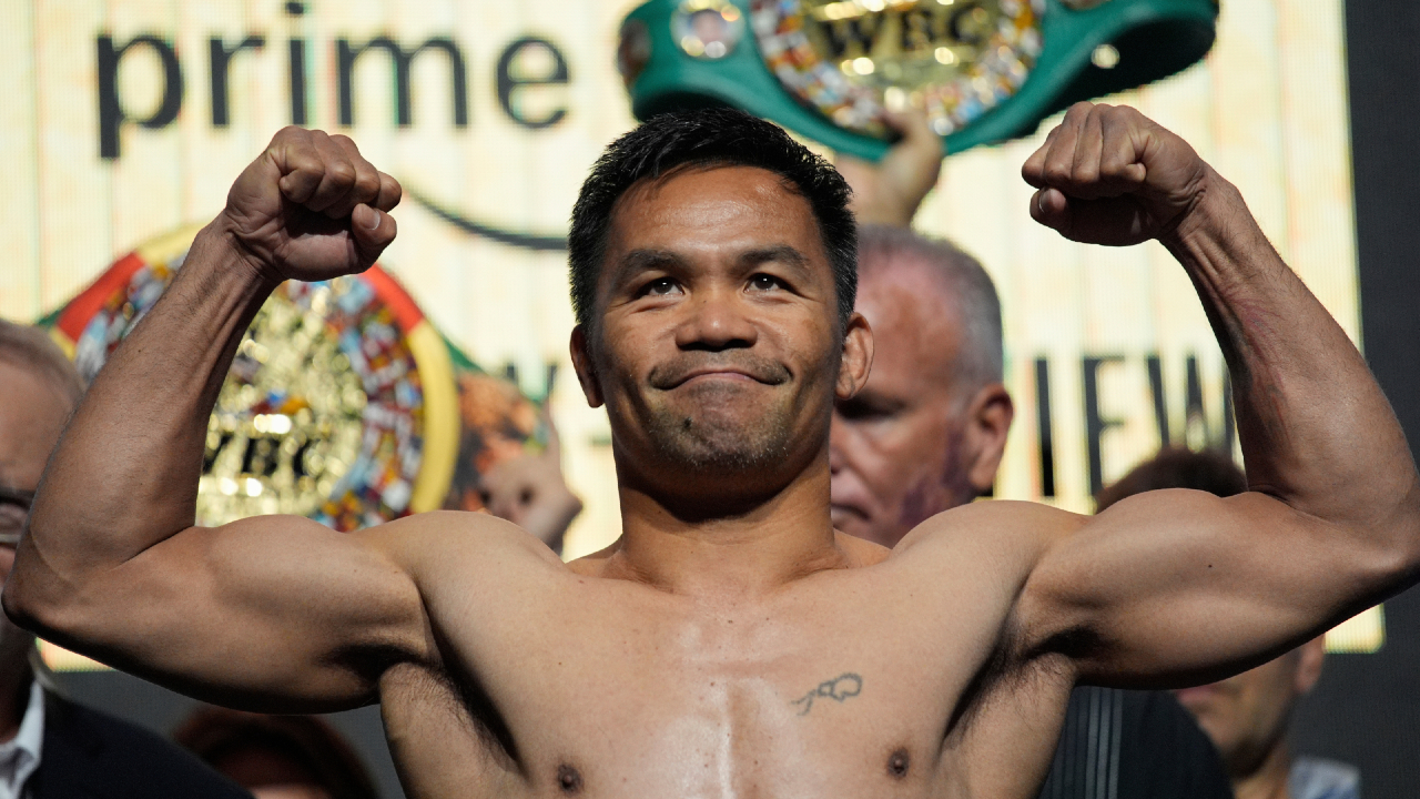 Pacquiao returns to ring in Las Vegas for exhibition vs. Provodnikov