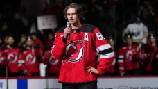 Devils’ Jack Hughes gets emotional before first game after Olympics