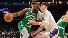 Jaylen Brown, Payton Pritchard lead Celtics past Lakers for season sweep