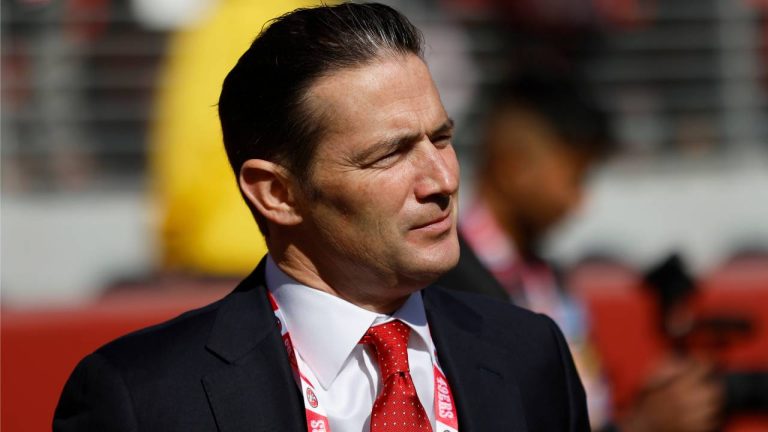 San Francisco 49ers team president Al Guido is shown before an NFL football game between the 49ers and the Cincinnati Bengals in Santa Clara, Calif., on Oct. 29, 2023. (Josie Lepe/AP)