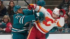 Nazem Kadri scores two goals to lead Flames to win over Sharks