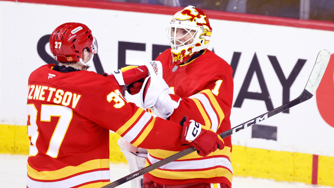 Flames cruise into break with feel-good win over Oilers