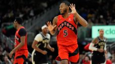 Raptors’ Immanuel Quickly remains out Tuesday vs. Pistons