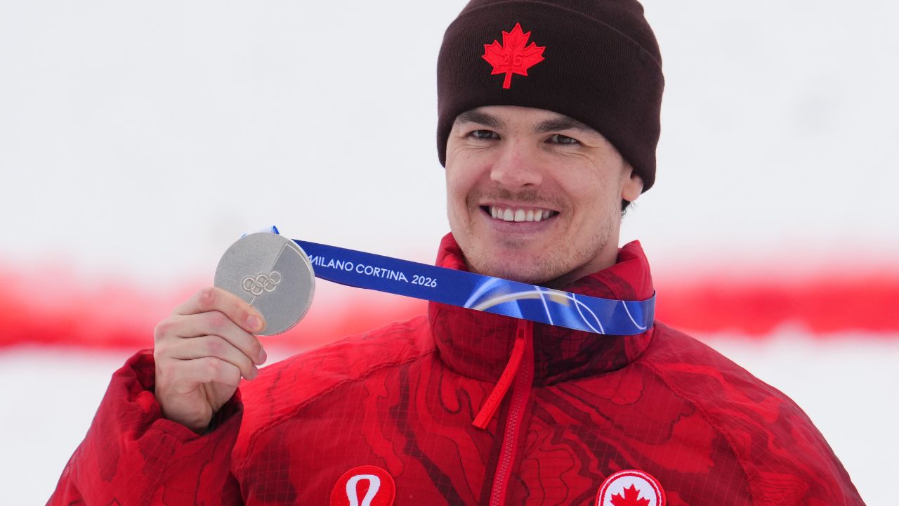 Canadian moguls star Mikael Kingsbury settles for Olympic silver after tiebreaker