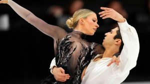 Marjorie Lajoie and Zachary Lagha perform their free dance in the ice dance figure skating competition at the 2026 Canadian National Skating Championships in Gatineau, Que., on Sunday, Jan. 11, 2026. (Justin Tang/CP Photo)
