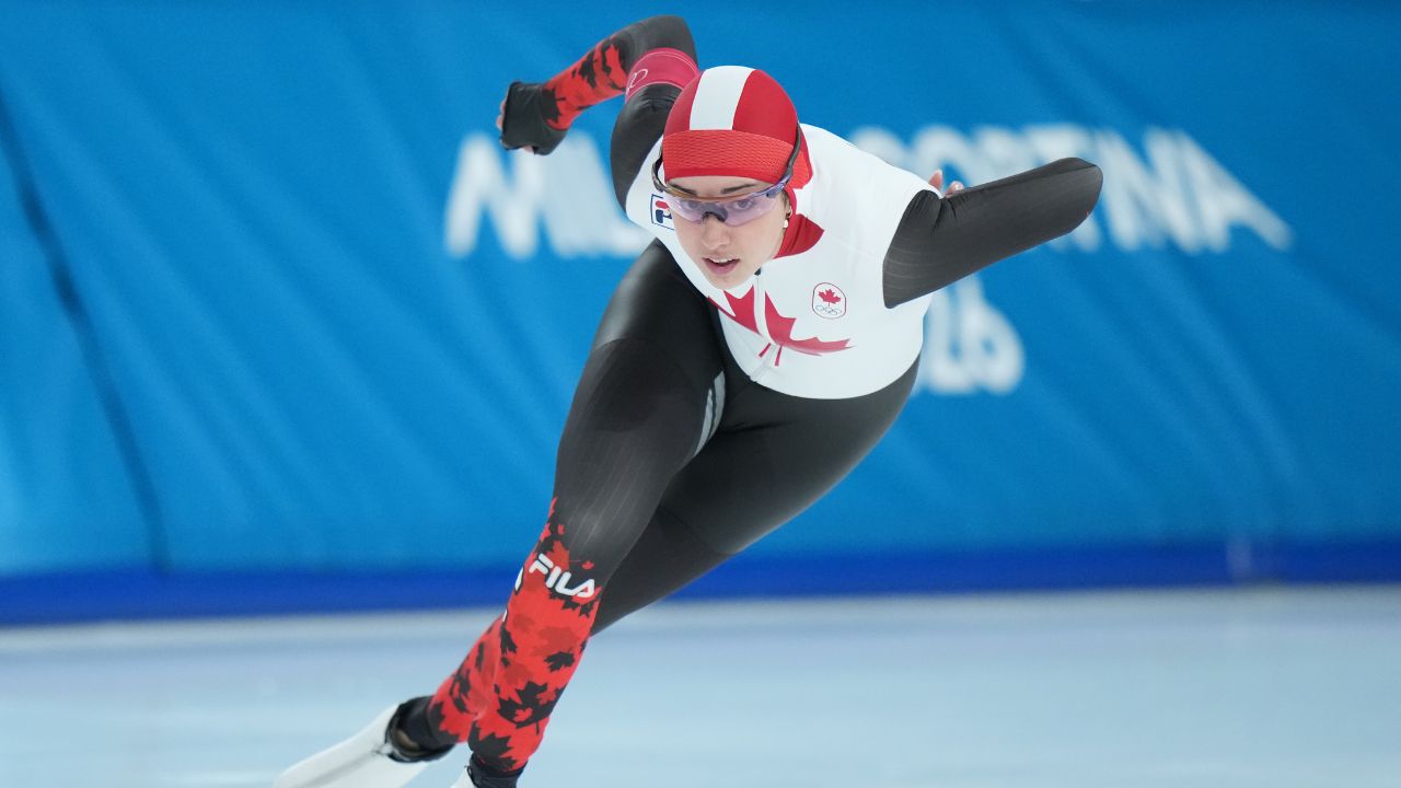 Canadian speedskater Beatrice Lamarche finishes fifth in 1,000m at Olympics