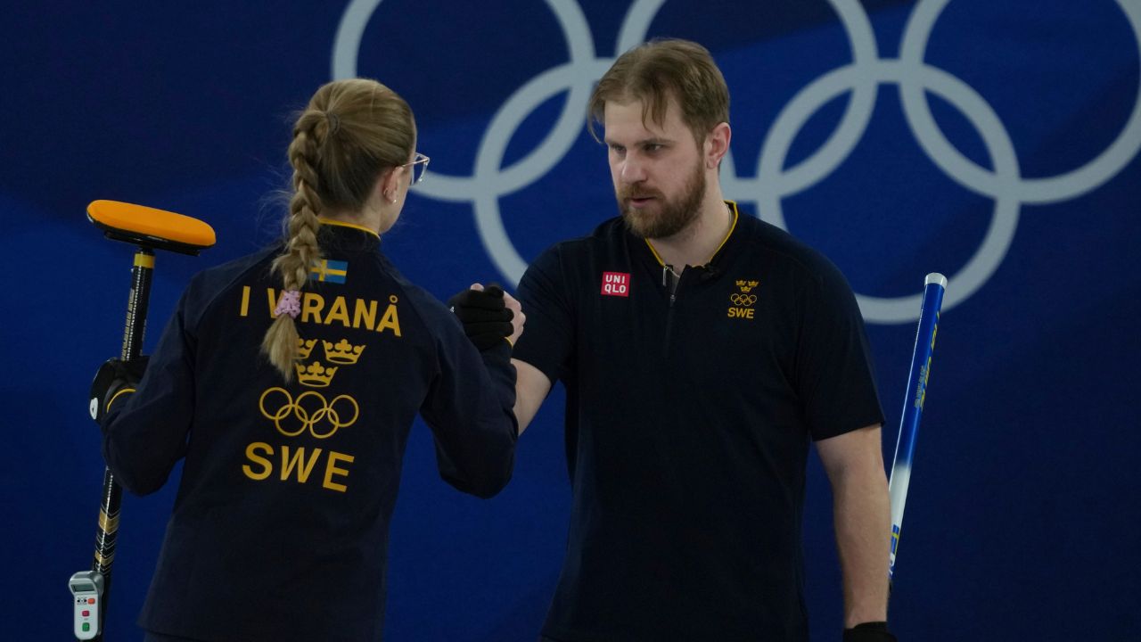 Sweden beats U.S. in Olympic mixed doubles gold-medal game
