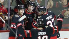 Foegele continues impressing as Senators take down Sharks