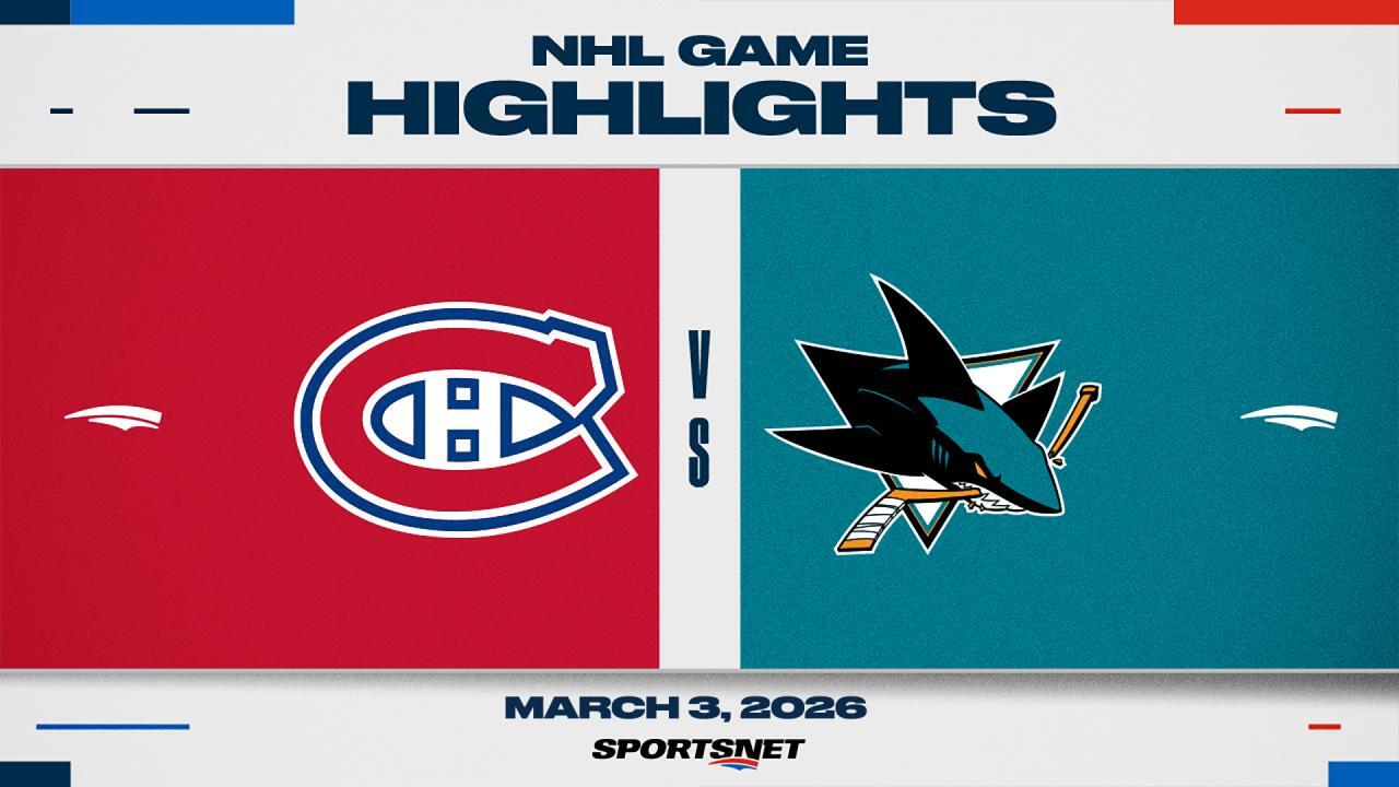 NHL Highlights: Sharks 7, Canadiens 5