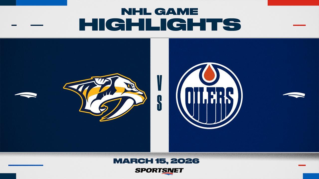 NHL Highlights: Oilers 3, Predators 1