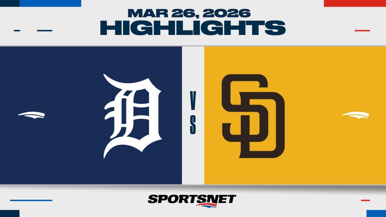 MLB Highlights: Tigers 8, Padres 2