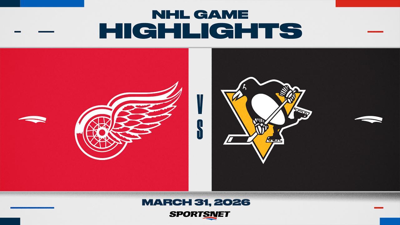 NHL Highlights: Penguins 5, Red Wings 1