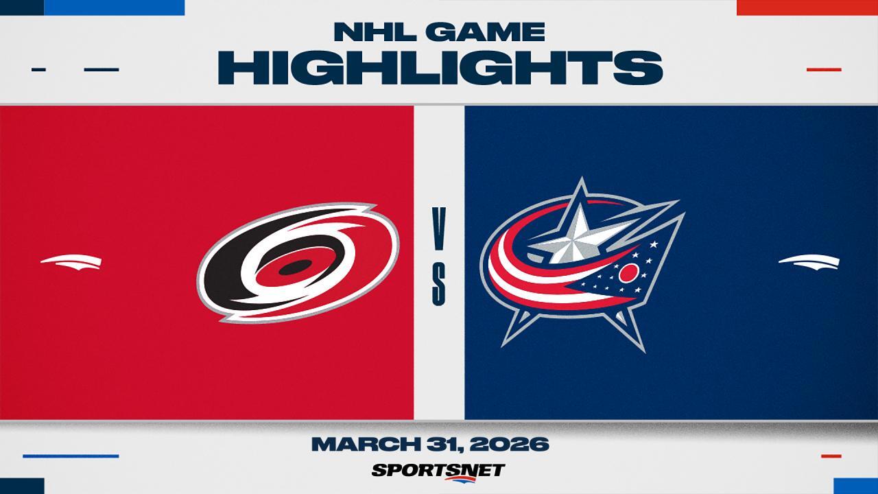 NHL Highlights: Hurricanes 5, Blue Jackets 2
