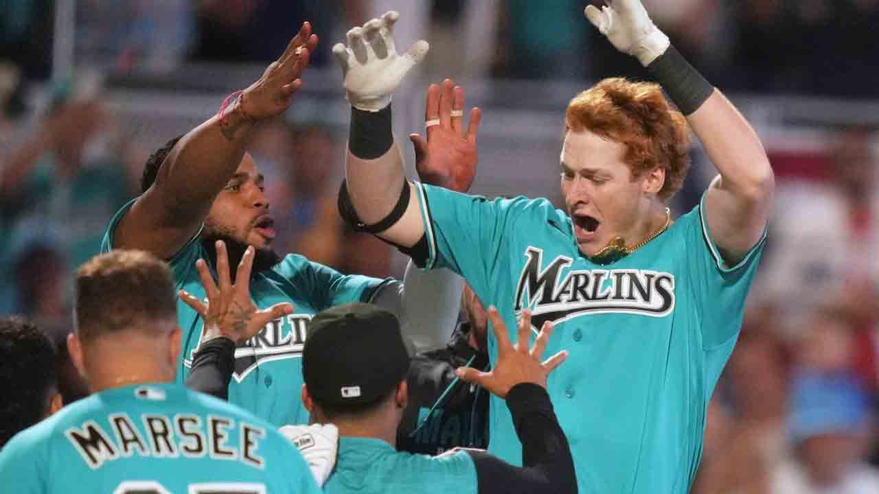 Canada’s Caissie hits walk-off homer to lift Marlins to sweep of Rockies