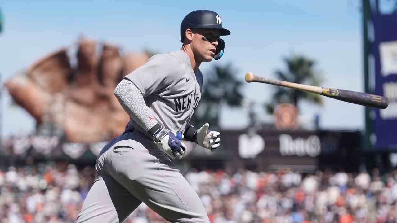 Judge, Stanton homer as Yankees blank Giants again