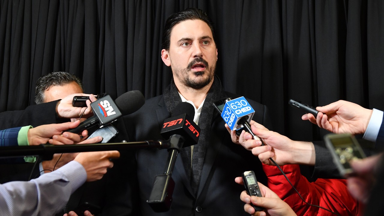 Watch Live: George Parros, head of NHL’s department of player safety, speaks to media