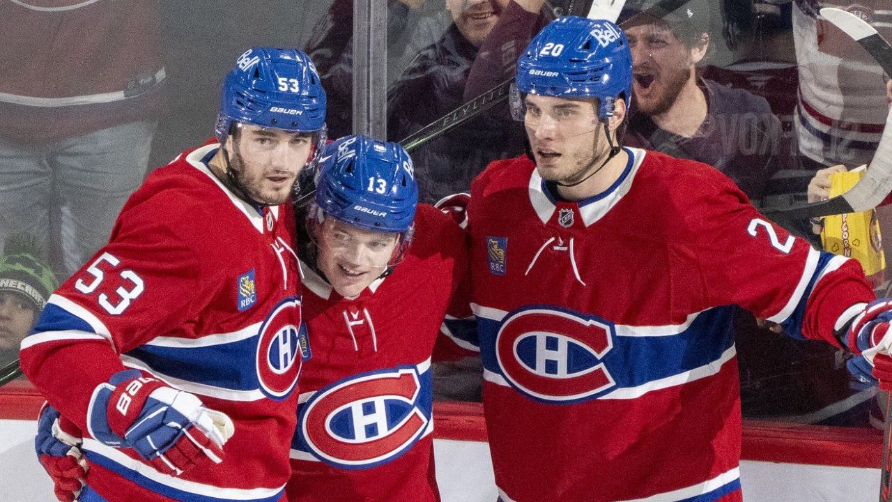 Caufield scores, Dobes makes 41 saves to lead Canadiens past Hurricanes